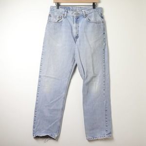 Vintage Levis 505 34x30 Light Wash